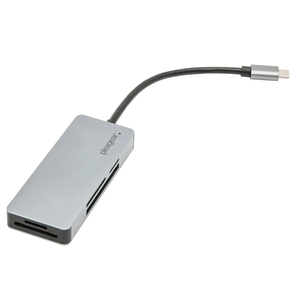 Plexgear USB-C Minneskortläsare