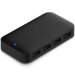 Plexgear USB 5 Gb/s-hubb med strömförsörjning 4-vägs