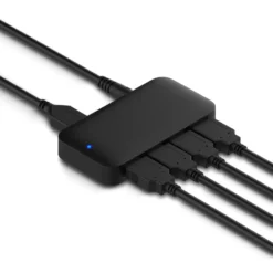 Plexgear USB 5 Gb/s-hubb med strömförsörjning 4-vägs
