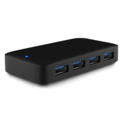 Plexgear USB 5 Gb/s-hubb med strömförsörjning 4-vägs