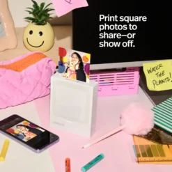 Polaroid Hi-Print 3×3 Photo Printer – portabel fotoskrivare + 60 ark