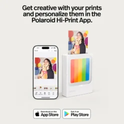 Polaroid Hi-Print 3×3 Photo Printer – portabel fotoskrivare + 60 ark