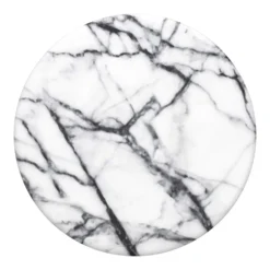 Popsockets Avtagbart grepp för mobil White Marble