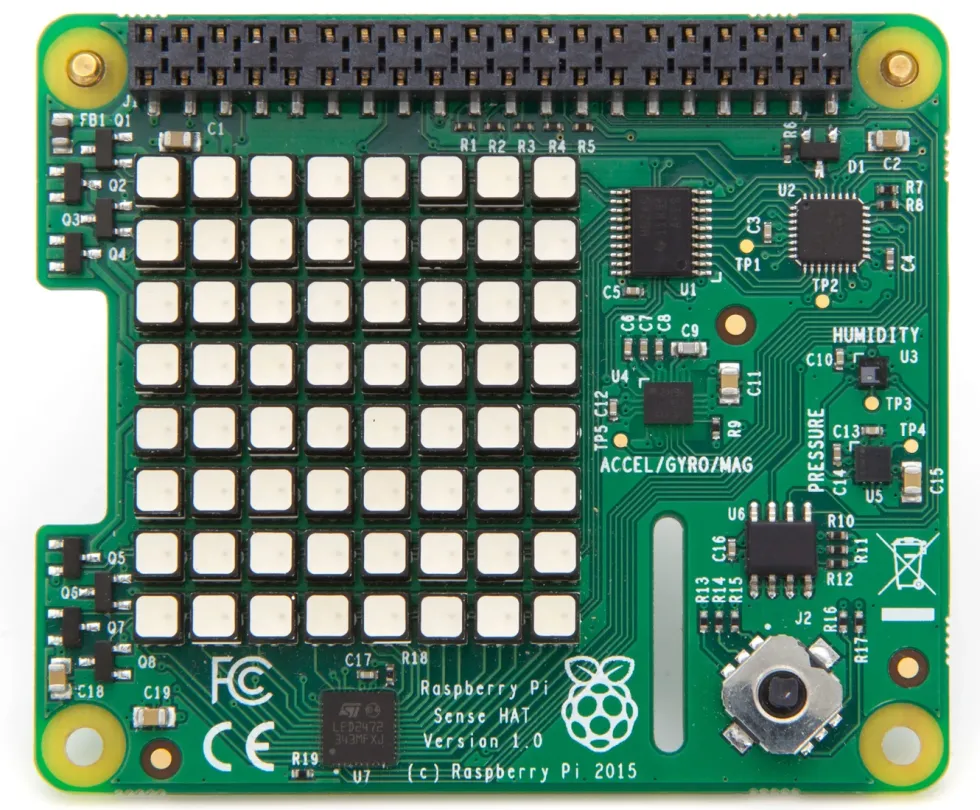 Raspberry Pi Sense HAT Sensorkort