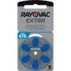 Rayovac Hörapparatsbatterier Blå 675P 6-pack
