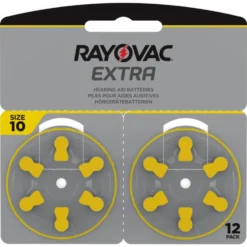 Rayovac Hörapparatsbatterier Gul ZA10 12-pack