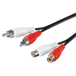 RCA-förlängningskabel 2x RCA 5 m