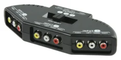 RCA-switch 3-vägs
