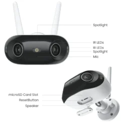 Reolink Elite WiFi 4K 180° övervakningskamera