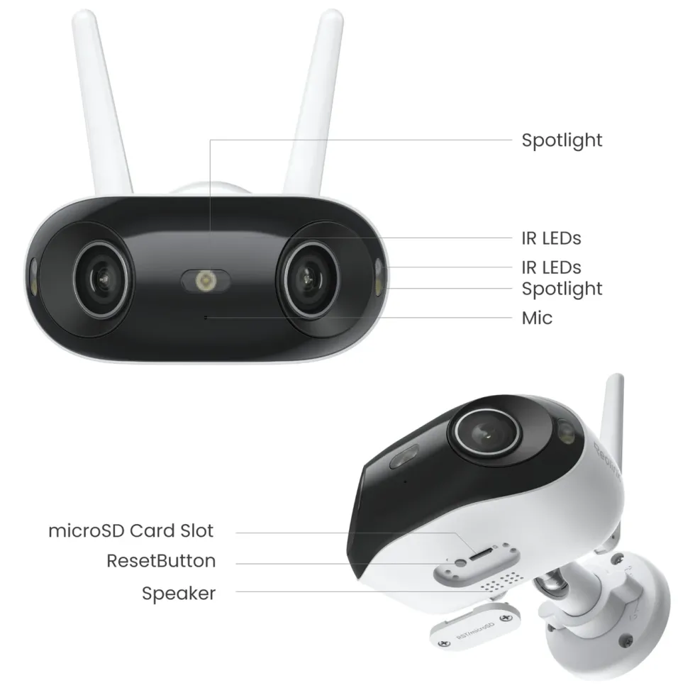 Reolink Elite WiFi 4K 180° övervakningskamera