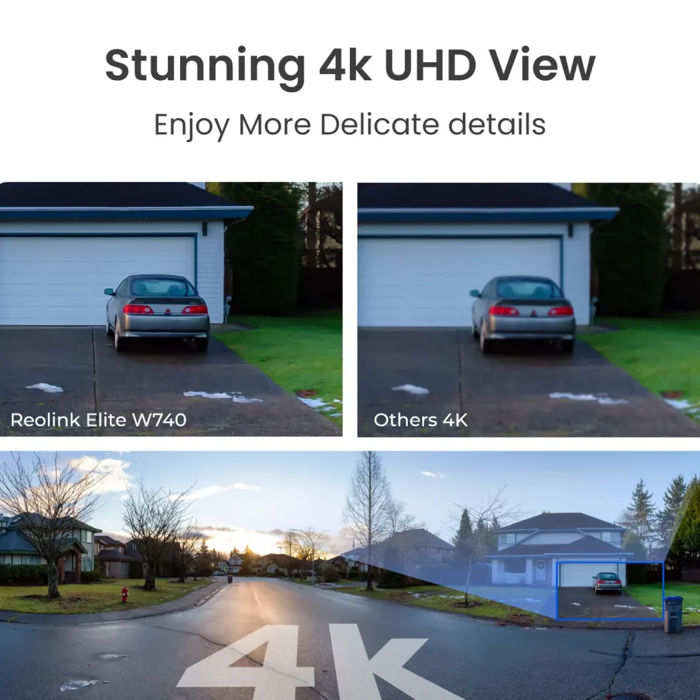 Reolink Elite WiFi 4K 180° övervakningskamera