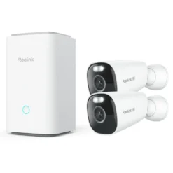 Reolink Home Hub med 2x Argus Eco Ultra 4K-kamera