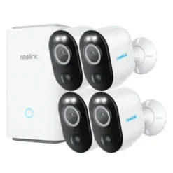 Reolink Home Hub med 4x Argus 3 Pro 2K-kamera