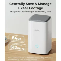 Reolink Home Hub med 2x Argus 3 Ultra 4K-kamera