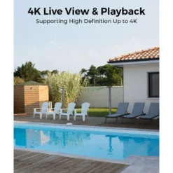 Reolink Home Hub med 2x Argus 3 Ultra 4K-kamera