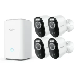 Reolink Home Hub med 4x Argus 3 Ultra 4K-kameror