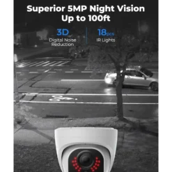 Reolink P324 Dome POE-utomhuskamera 5 MP