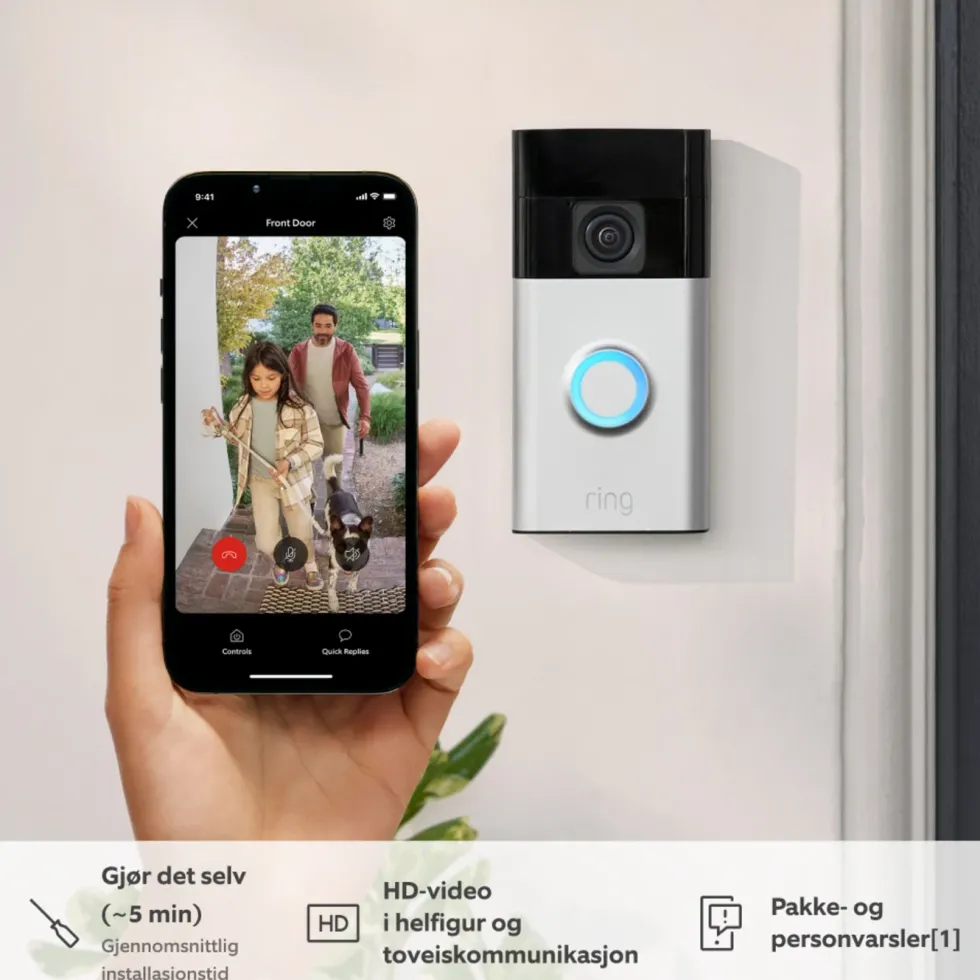 Ring Battery Video Doorbell med Chime Gen.2