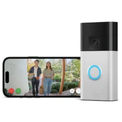 Ring Battery Video Doorbell Satin Nickel