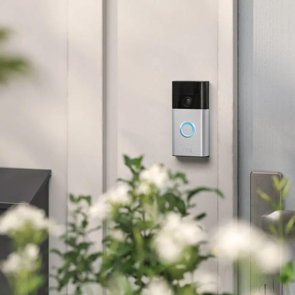 Ring Battery Video Doorbell Satin Nickel