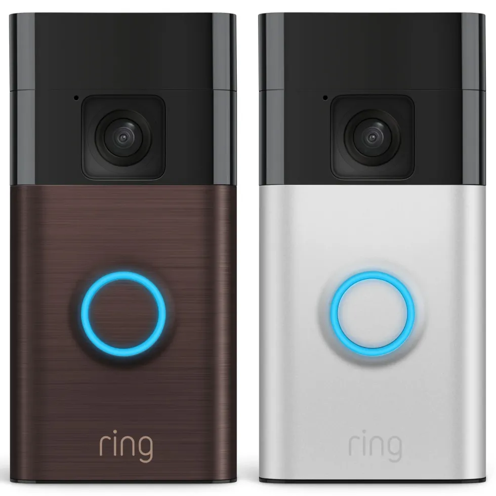 Ring Battery Video Doorbell Satin Nickel