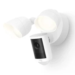 Ring Floodlight Cam Pro övervakningskamera Retinal 2K Vit