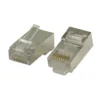 RJ45-kontakt för rund mjuk Cat. 6 FTP-kabel 10-pack