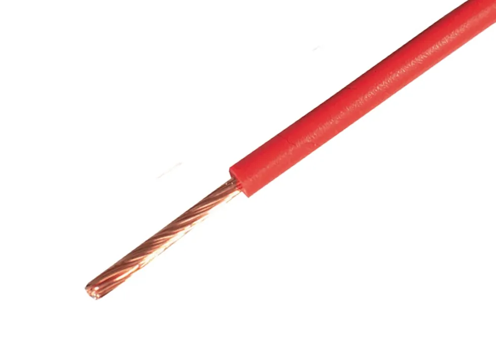 RKUB Lågspänningskabel OFC 0,75 mm² Röd