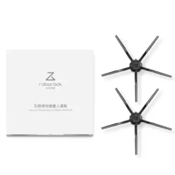 Roborock 5-armad hörnborste för robotdammsugare 2-pack Svart