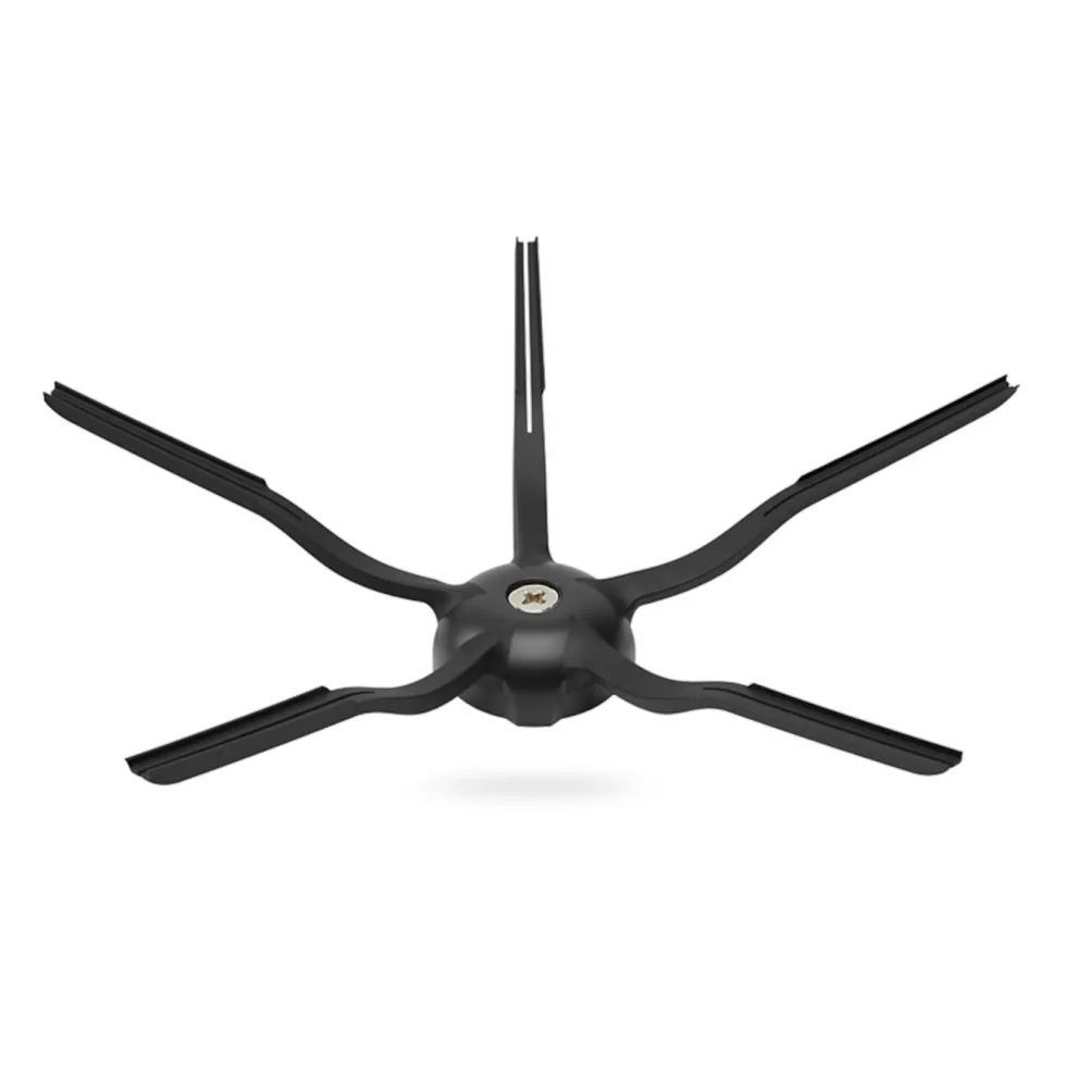 Roborock 5-armad hörnborste för robotdammsugare 2-pack Svart