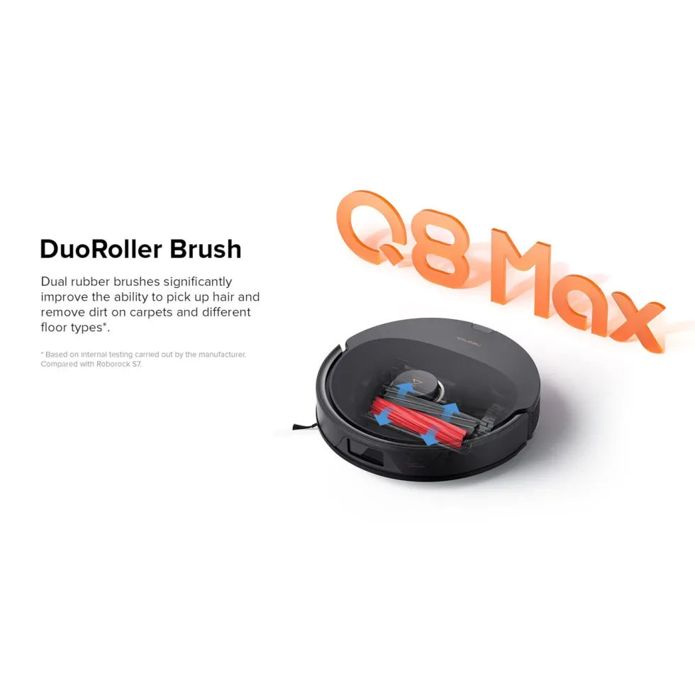 Roborock Q8 Max Robotdammsugare Svart