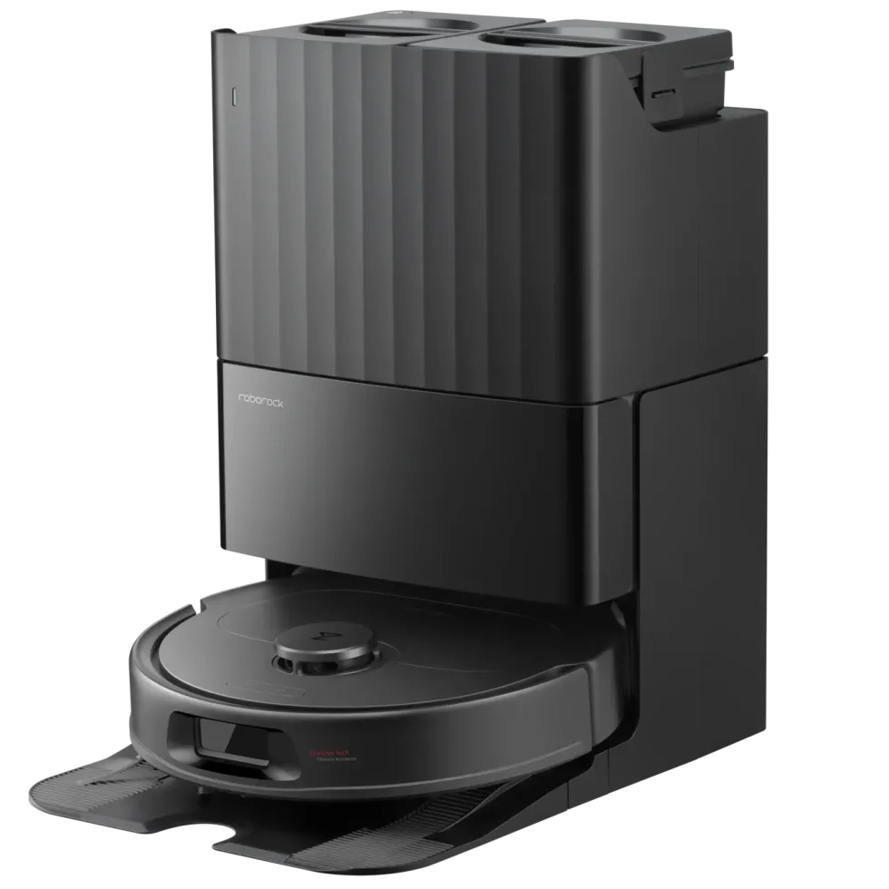 Roborock Qrevo S Pro robotdammsugare med basstation Svart