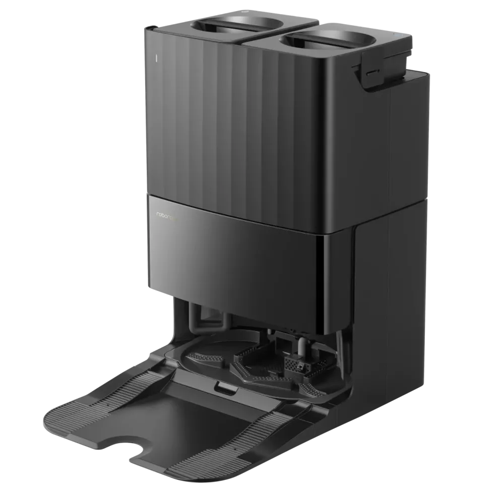 Roborock Qrevo S Pro robotdammsugare med basstation Svart