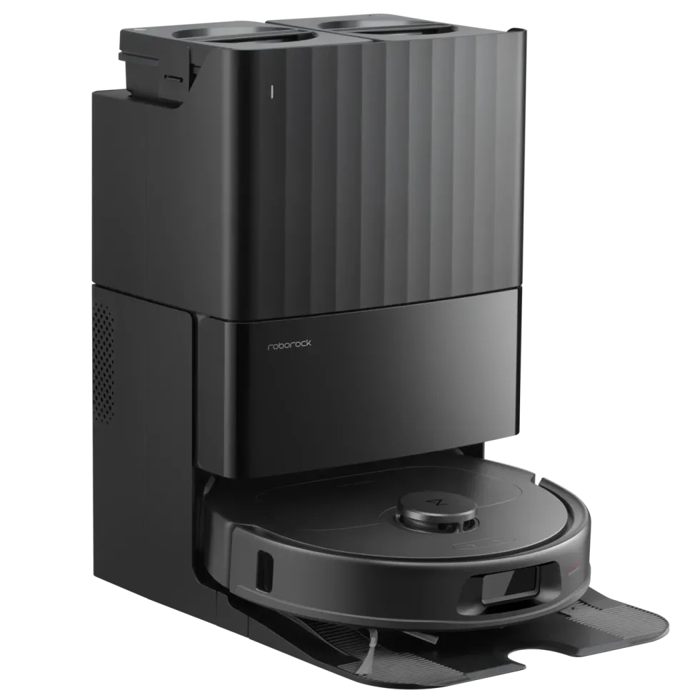 Roborock Qrevo S Pro robotdammsugare med basstation Svart