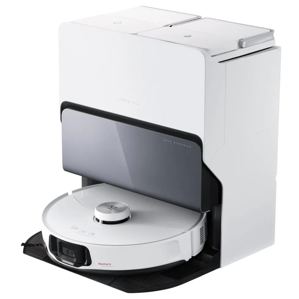 Roborock S8 MaxV Ultra Helautomatisk Robotdammsugare Vit