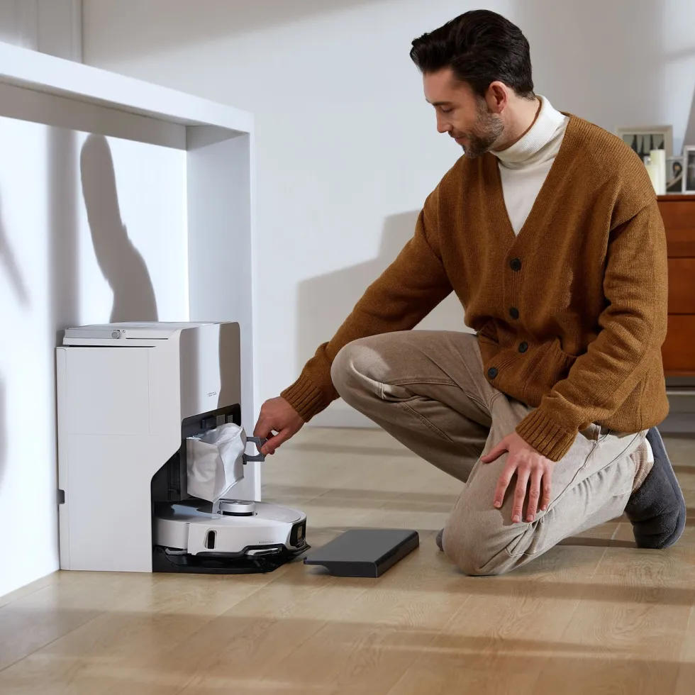 Roborock S8 MaxV Ultra Helautomatisk Robotdammsugare Vit