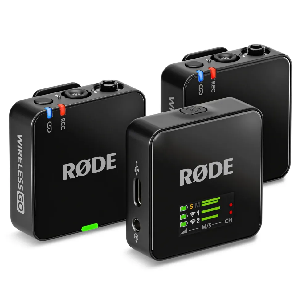 Rode Wireless GO Gen 3 Trådlöst mikrofonsystem