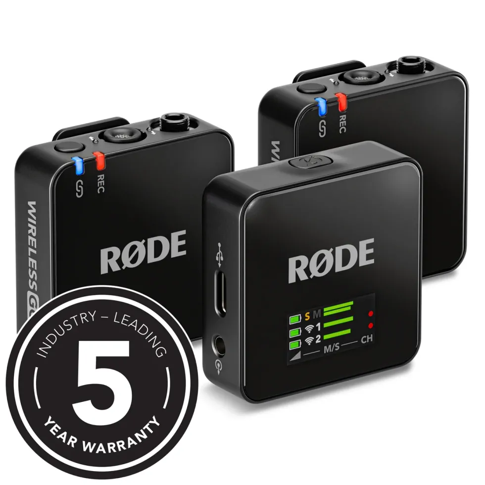 Rode Wireless GO Gen 3 Trådlöst mikrofonsystem