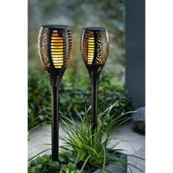 Rubicson Solcellsdriven fackla 2-pack