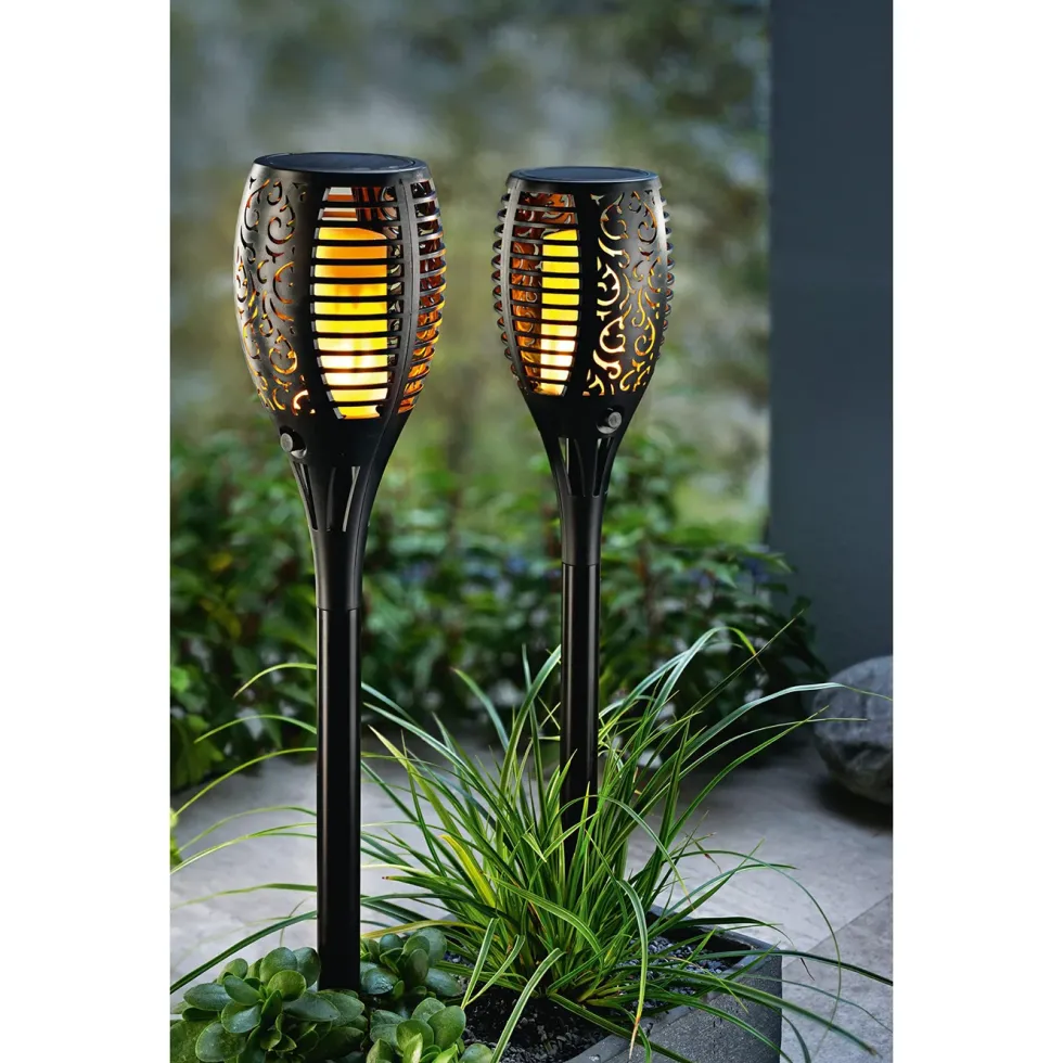 Rubicson Solcellsdriven fackla 2-pack