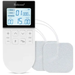Rubicson TENS/EMS-muskelstimulator med 4 elektrodplattor