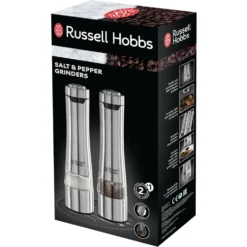 Russell Hobbs Classics elektriskt salt- och pepparkvarnset Rostfritt stål