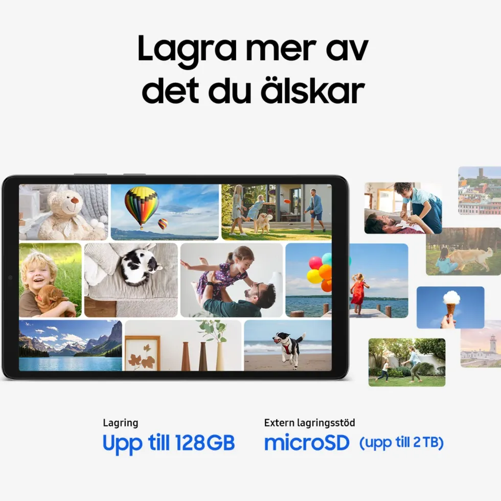 Samsung Galaxy Tab A11 8,7" surfplatta Wi-Fi 128 GB