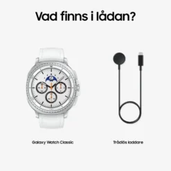 Samsung Galaxy Watch8 Classic 46mm Bluetooth Vit