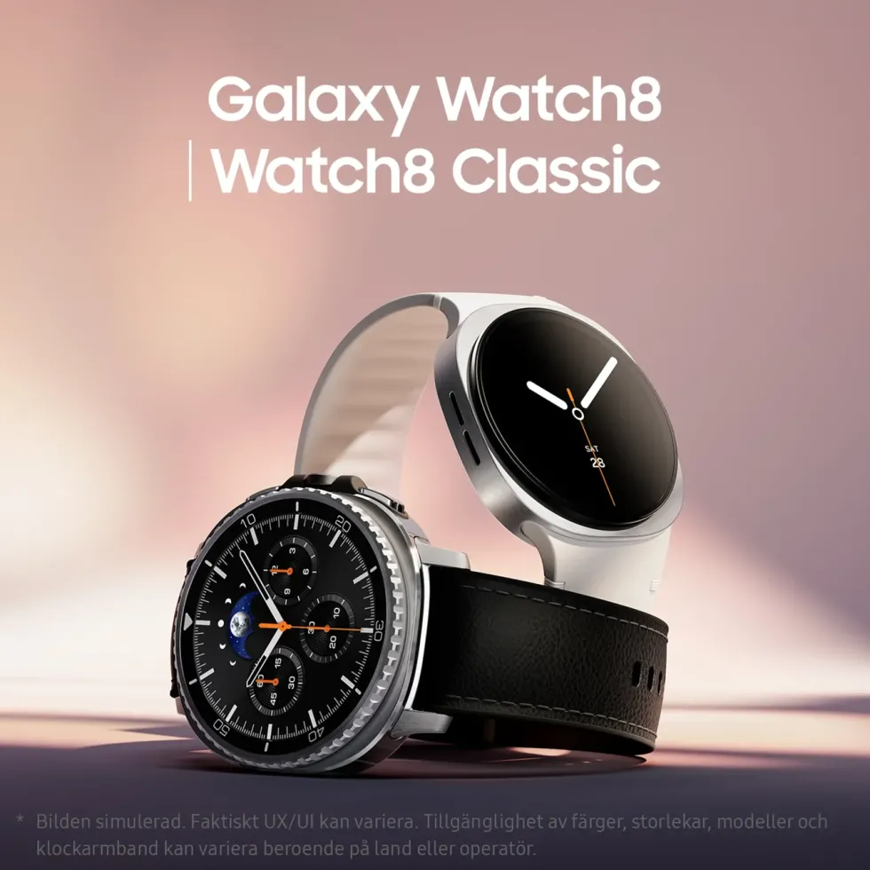 Samsung Galaxy Watch8 Classic 46mm Bluetooth + 4G Svart