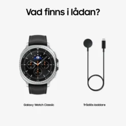 Samsung Galaxy Watch8 Classic 46mm Bluetooth + 4G Svart