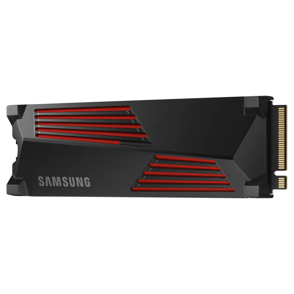 Samsung 990 PRO PCle 4.0 NVMe M.2 SSD med kylfläns 2 TB