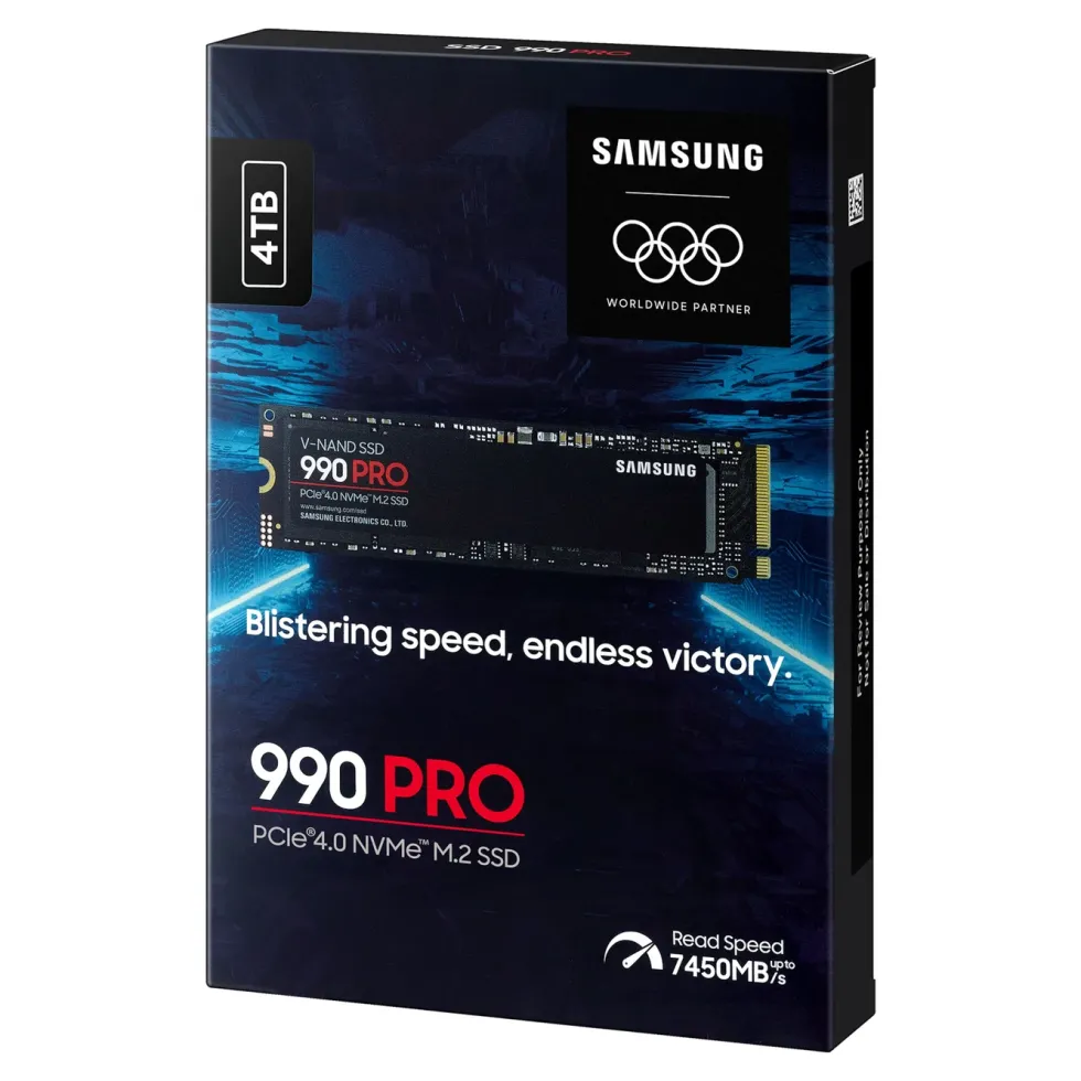 Samsung 990 PRO PCle 4.0 NVMe M.2 SSD 4 TB