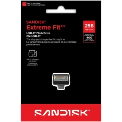 Sandisk Extreme Fit – USB-C-minne 256 GB