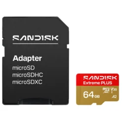 Sandisk Extreme PLUS microSDXC 64 GB – 200/90 MB/s